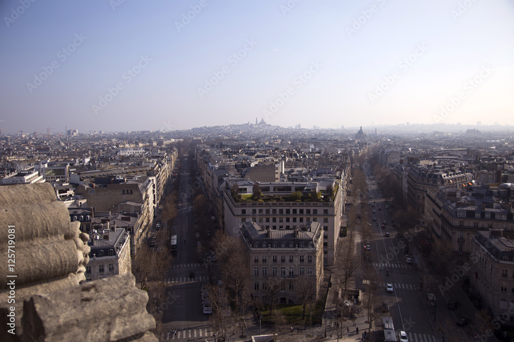 Paris from Arc de Triumph