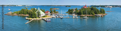 Schilderij op canvas Islands  near Helsinki in Finland