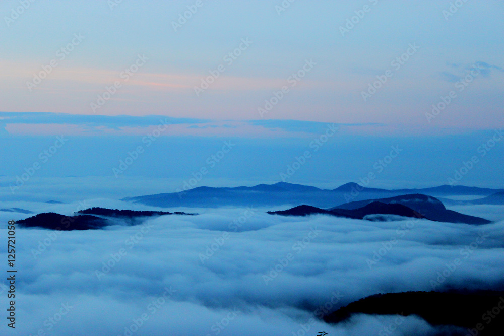 Clouds in Mountains