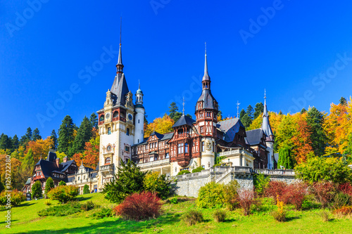 Obraz na płótnie Peles, Sinaia. Romania w salonie