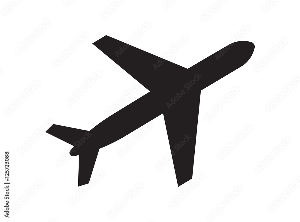 Obraz premium air plane vector icon