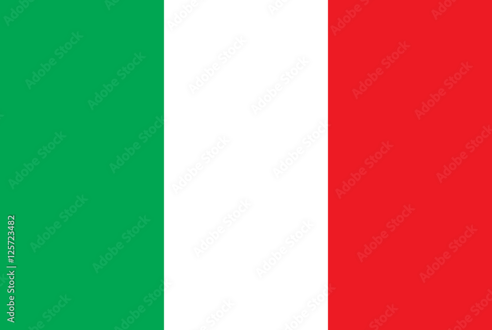 Italy vector flag