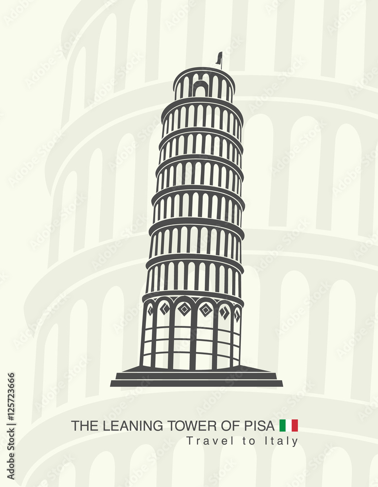 figure leaning tower of Pisa