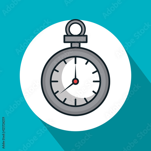 chronometer watch isolated icon vector illustration design