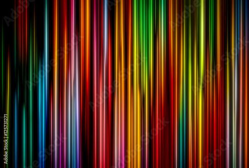 Vertical digital glowing color lines background