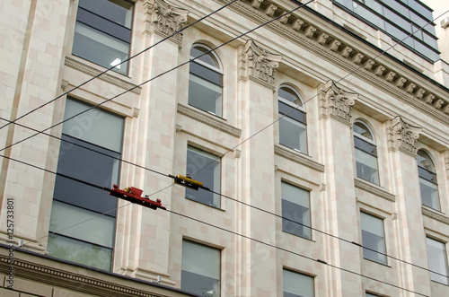 Wallpaper Mural View to the modern city street Torontodigital.ca