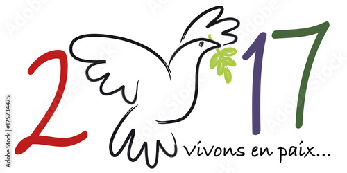 2017 - Colombe - Vivons en paix