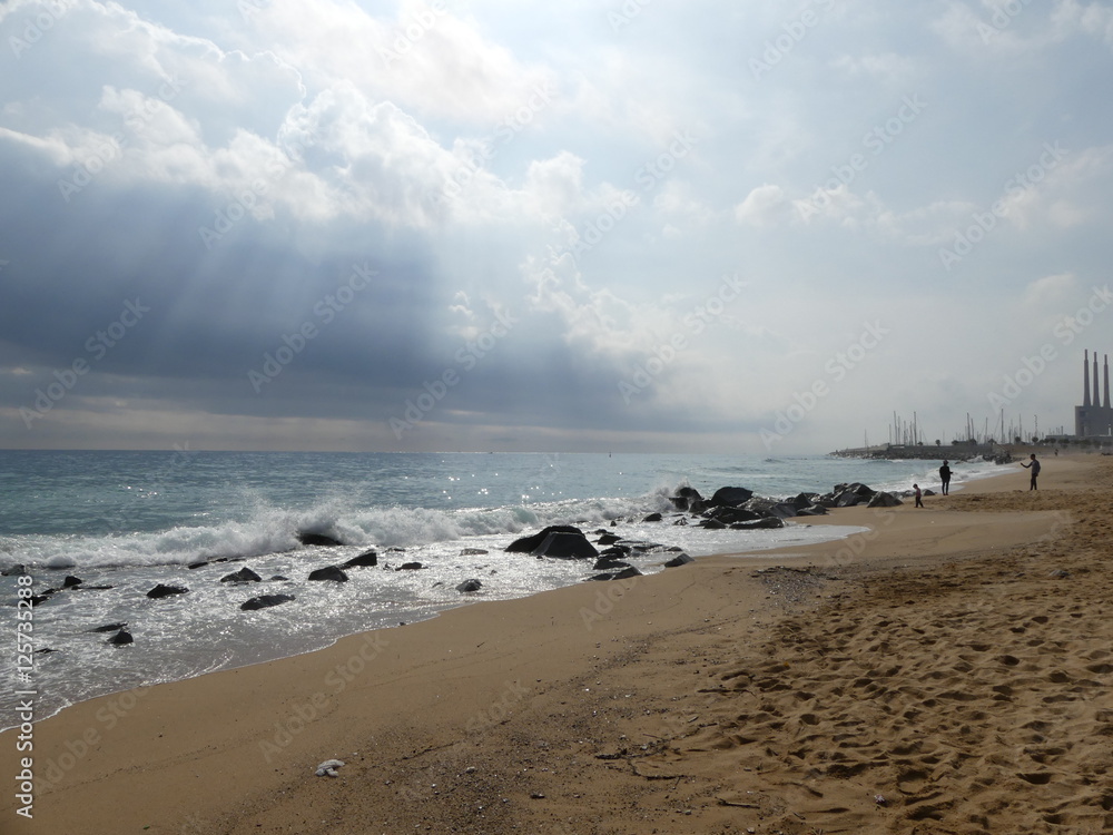 Badalona beach