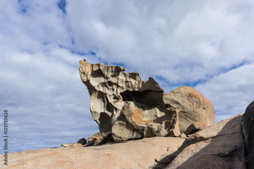 Sculpted rock formation, Remarkable Rocks, Kangaroo Island, Australia