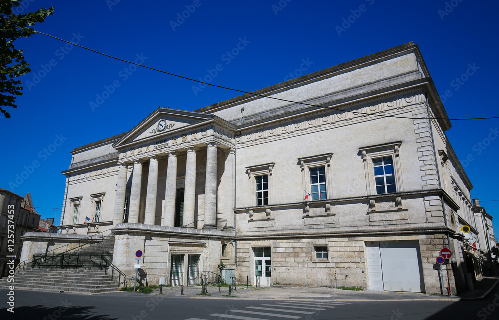 Palace of Justice of Angouleme, France.