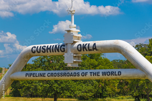 Cushing Oklahoma Oil Pipeline photo