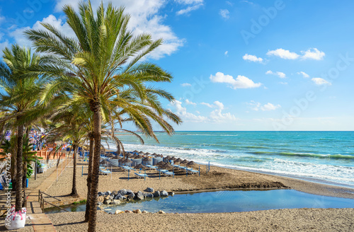 Benalmadena beach. Malaga, Andalusia, Spain