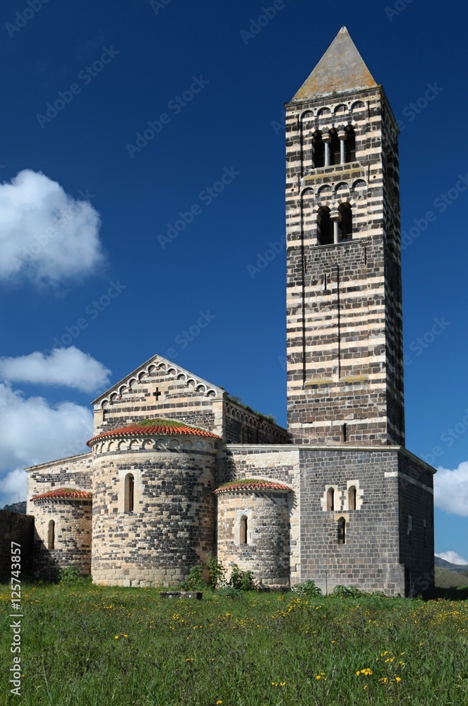basilica in Saccargia, Sardinia, Italy