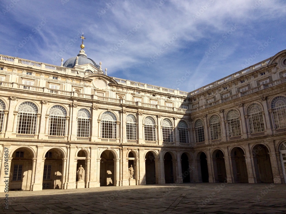 Fototapeta premium Palacio Real Madrid (Spanien)