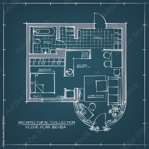 One Bedroom Blueprint