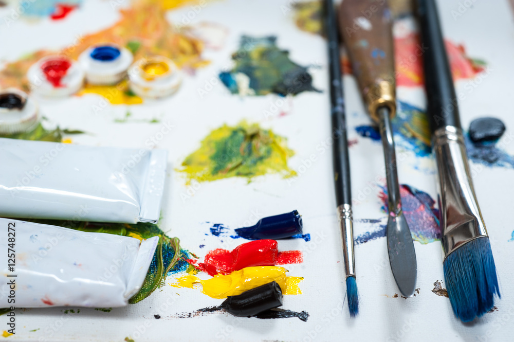 Obraz premium oil paints