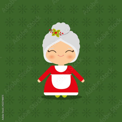 Merry christmas card icon vector illustration graphic design