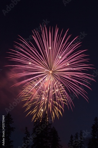 Fireworks in Banff