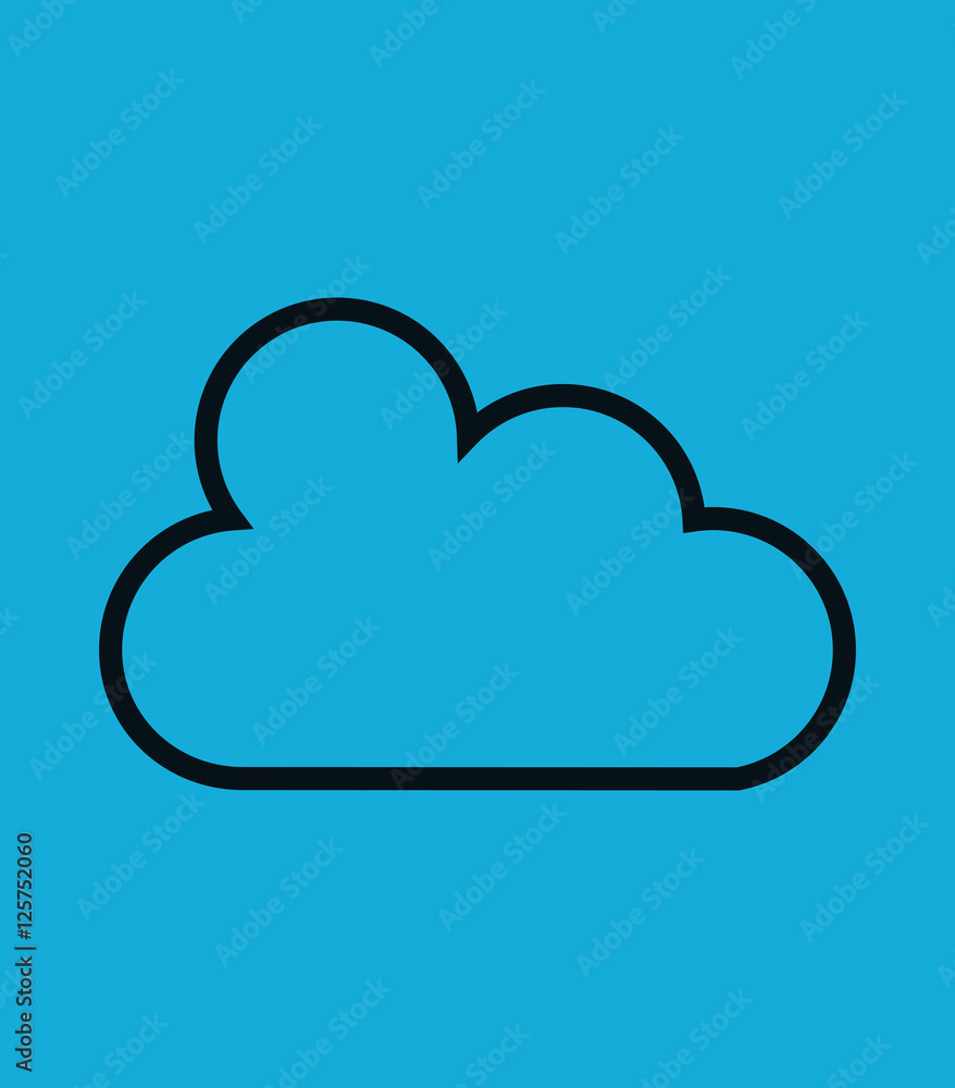 cloud computing flat icon vector illustration design cloud computing flat icon vector illustration design