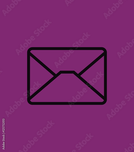 envelope mail isolated icon vector illustration design