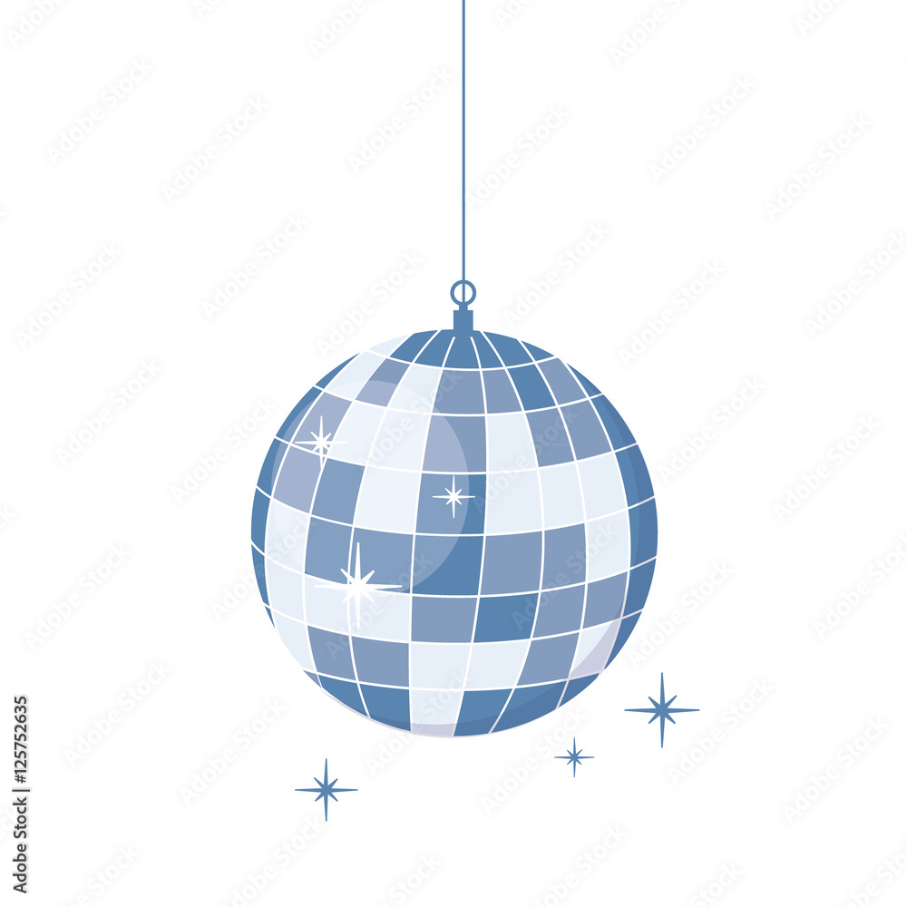 Fototapeta premium Disco ball vector