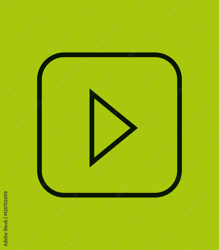 media player flat isolated icon vector illustration design media player flat isolated icon vector illustration design
