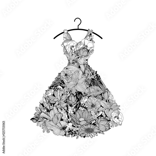 Dress flower
