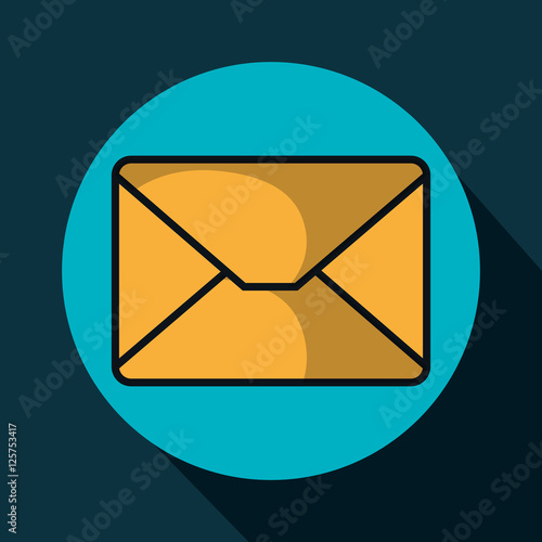 envelope mail isolated icon vector illustration design