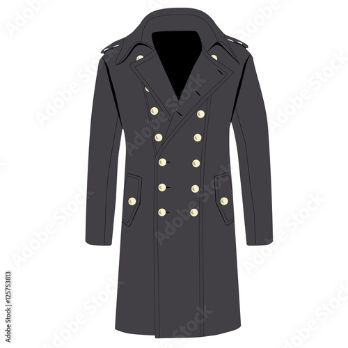 Grey trench coat
