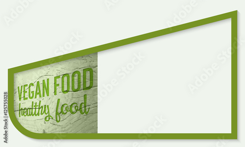 Vector frame for your text and wooden background with the words