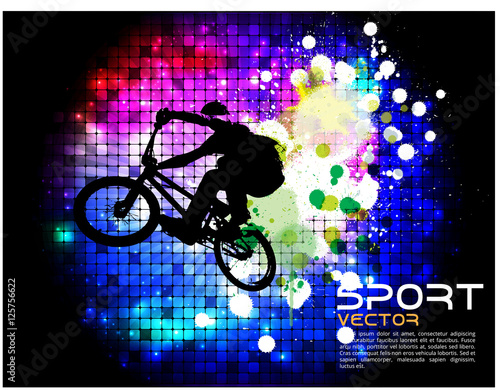 BMX. Sport vector illustration