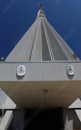 Our Lady of Tears, futurist cathedral, in Siracusa, Sicily, Italy photo