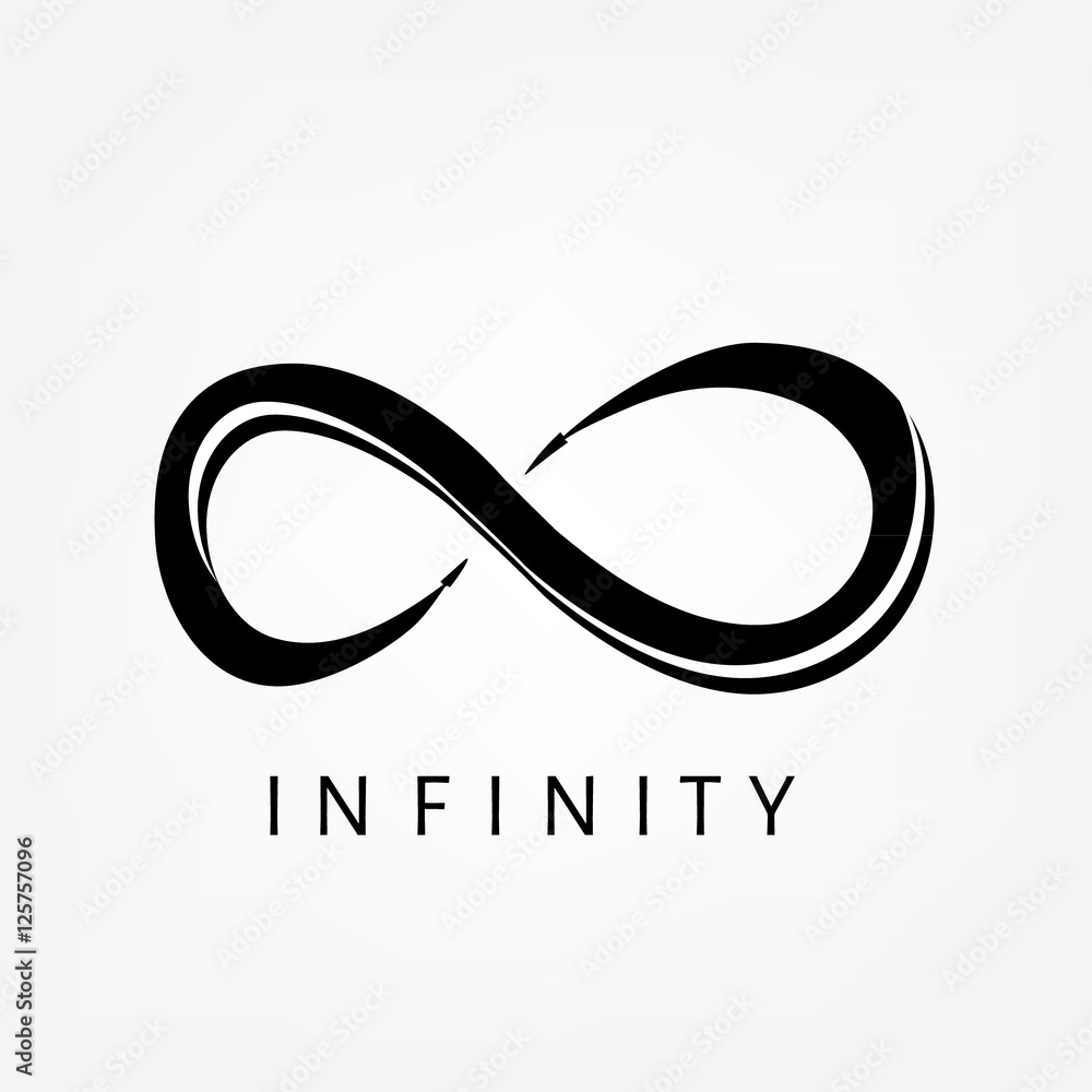 Infinity symbol, sign Infinity symbol, sign