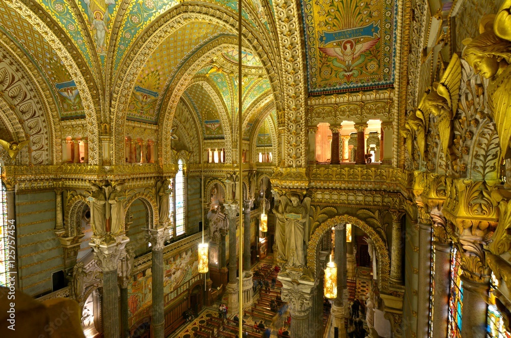 Fototapeta premium basilique de fourvière à lyon