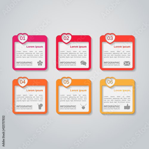 Vector infographic template 
