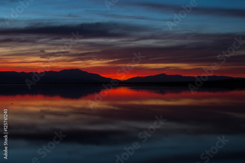 Dramatic sky over lake © Kyle