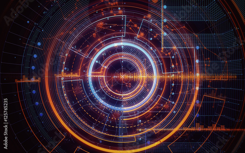 Digital cyber pattern