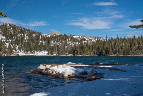 Mirror Lake in Medicine Bow National Forest photo