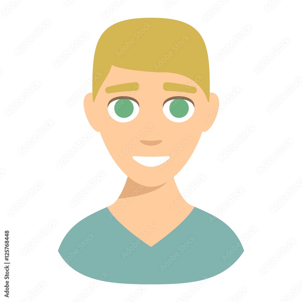 Smiling boy vector illustration. Smiling boy vector illustration.