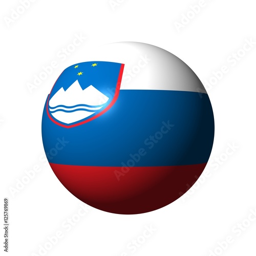 Free Download Sphere with flag of Slovenia - GFXLoad
