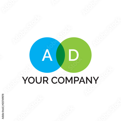 Free Download simple initial two circle AD - GFXLoad