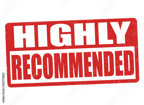 Highly Recommended stamp