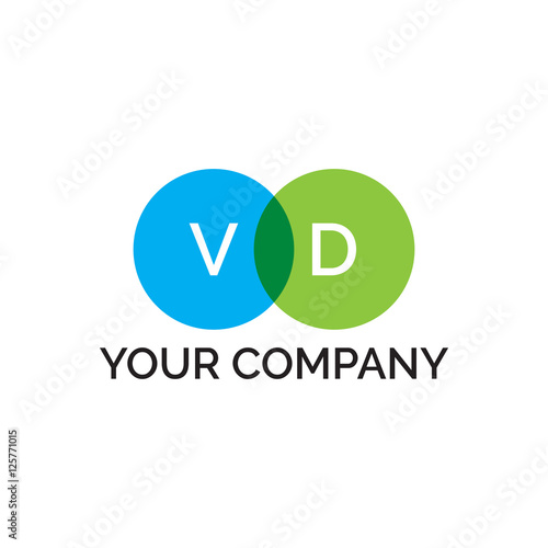 Free Download simple initial two circle VD - GFXLoad