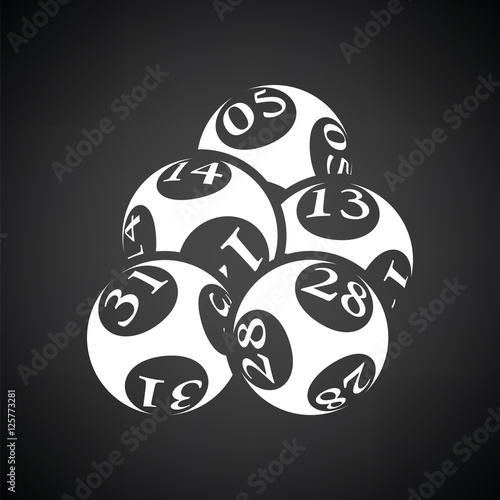 Lotto balls icon