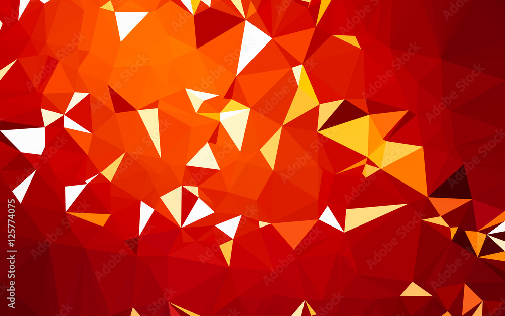 Naklejka premium Abstract low poly background, geometry triangle