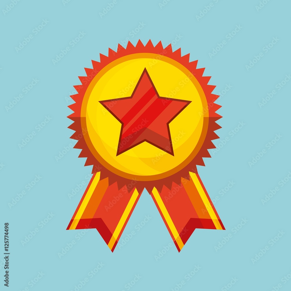 winner medal isolated icon vector illustration design winner medal isolated icon vector illustration design