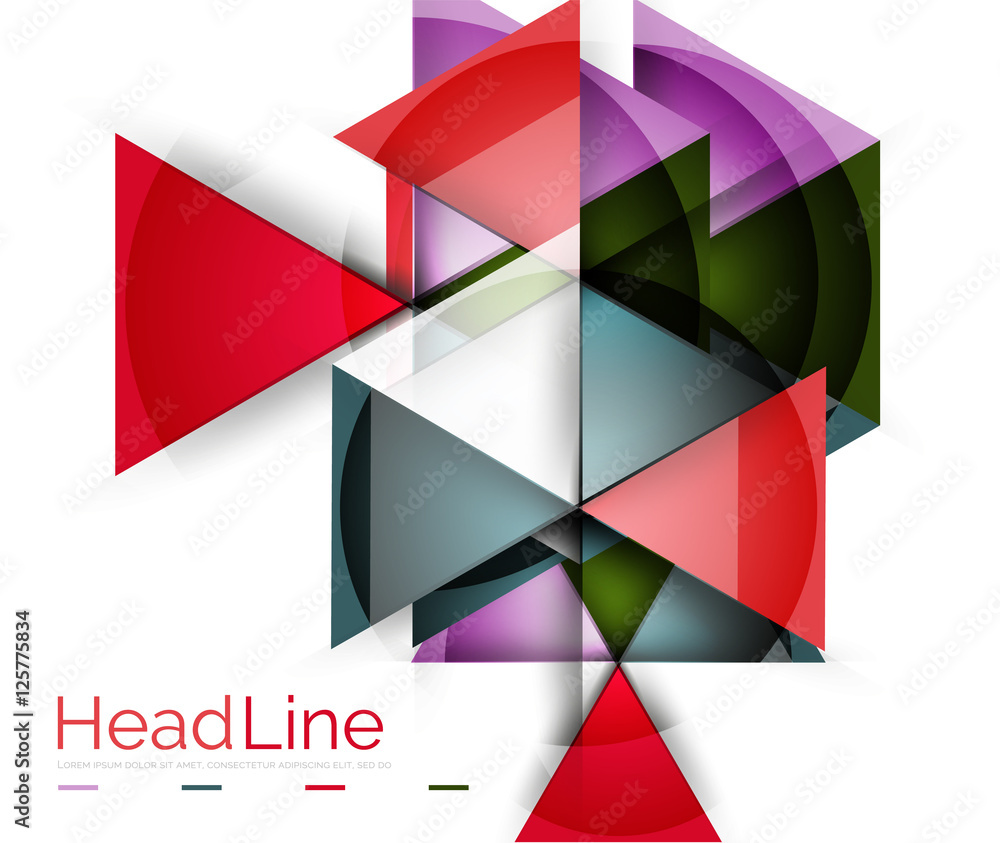 Triangle abstract background Triangle abstract background