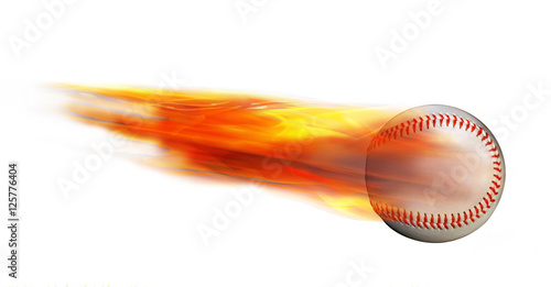 Fotografija Baseball on Fire.