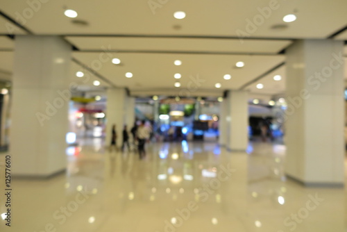 Mall interior, Shopping Department Store blur abstract background