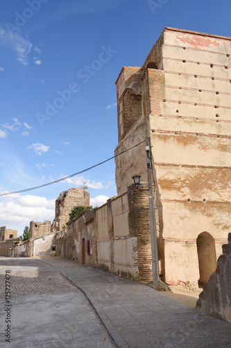 Walls of Madrigal de las Altas Torres, Avila province, Spain photo